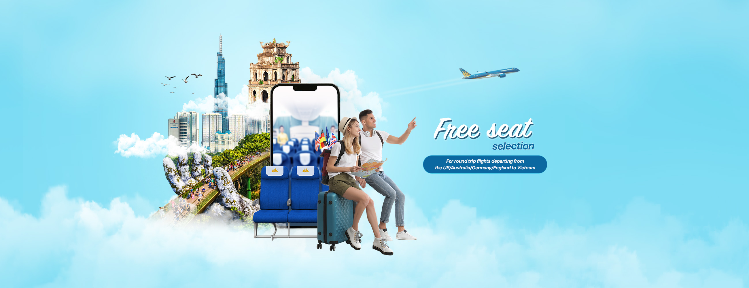 Vietnam Airlines ưu đãi cho vé mua theo nhóm