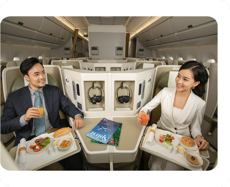 Lotusmiles members accumulate flight miles and enjoy exclusive services after redeeming miles