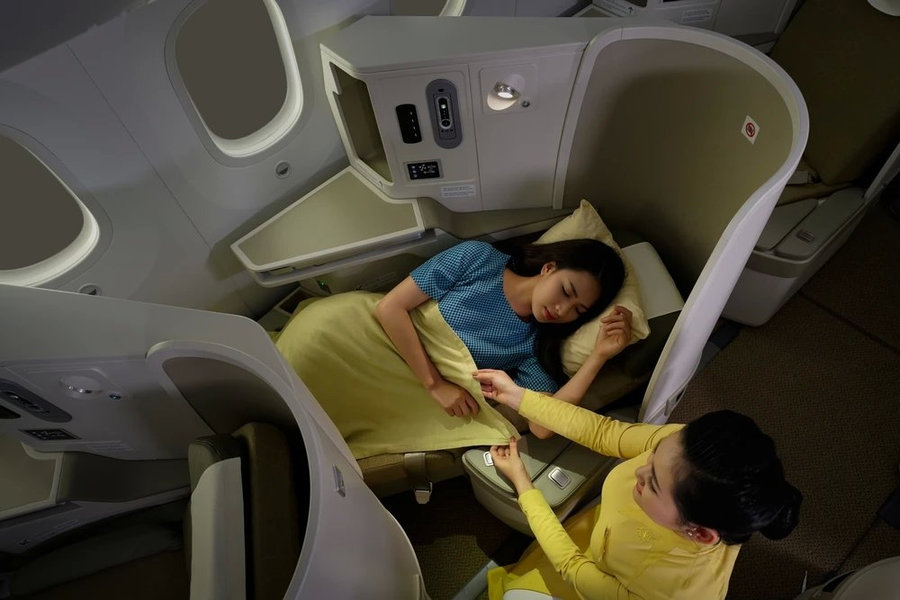 Stay hydrated, choose appropriate clothing for the long journey, and follow healthy practices while onboard