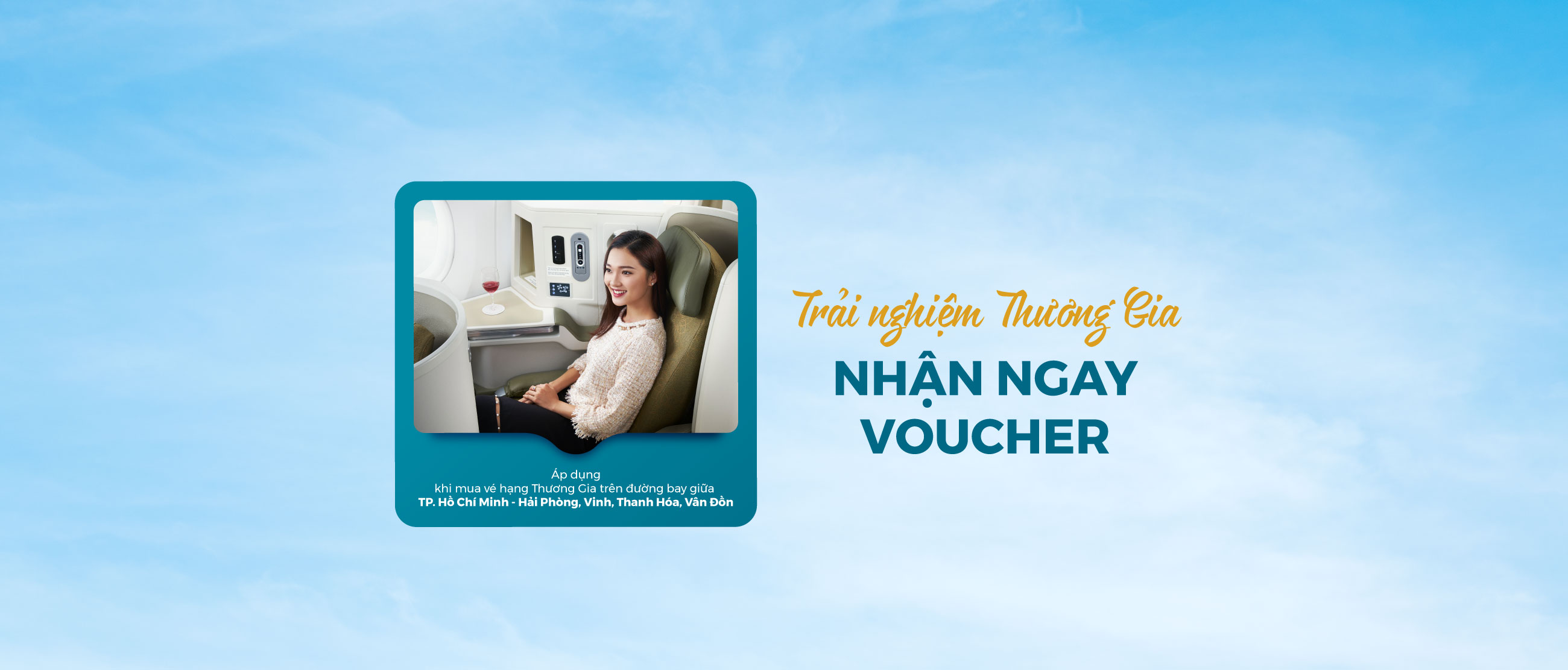 Ưu đãi trải nghiệm Hạng Thương gia cùng Vietnam Airlines