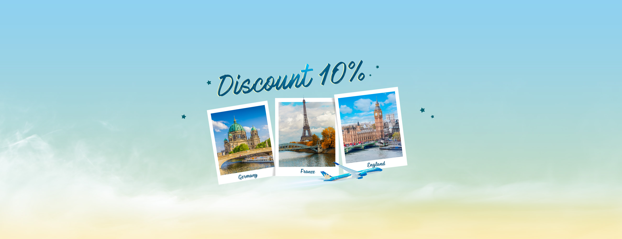 Mua vé máy bay sớm, săn vé máy bay giá rẻ cùng Vietnam Airlines