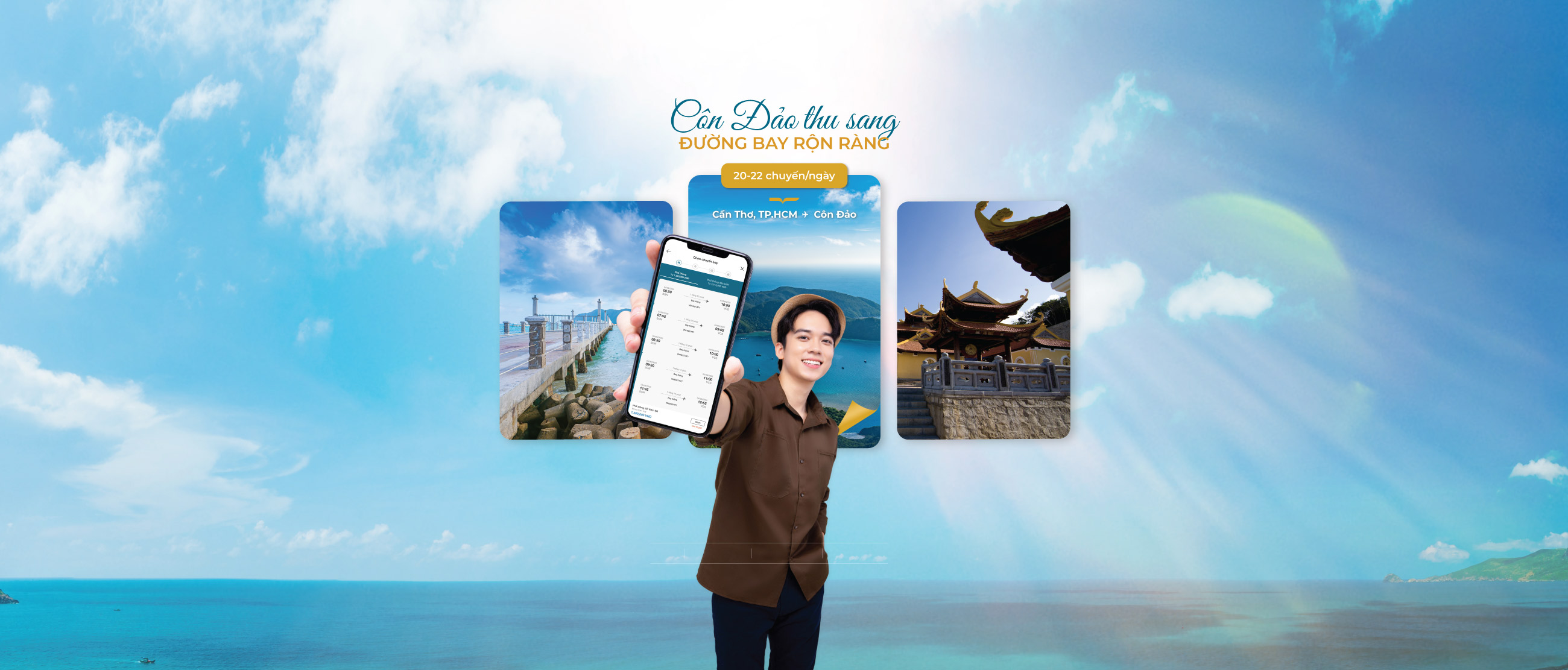 VNAXPRESS trên chặng bay giữa Hà Nội và TP. Hồ Chí Minh cùng Vietnam Airlines