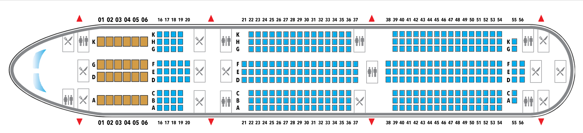 Seat Map Boeing 787