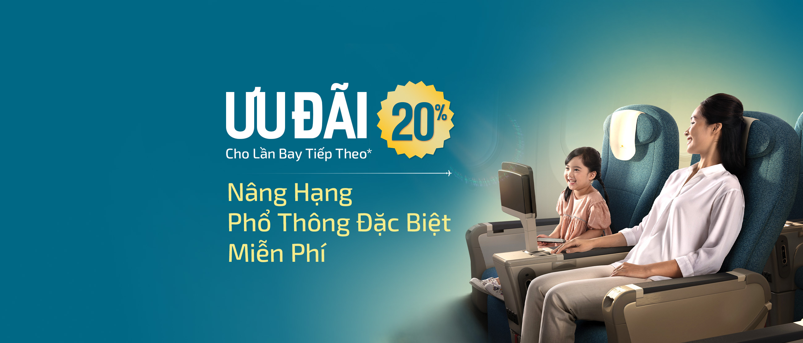Ưu đãi hạng Phổ thông Siêu tiết kiệm chặng bay giữa Hà Nội và TP. Hồ Chí Minh