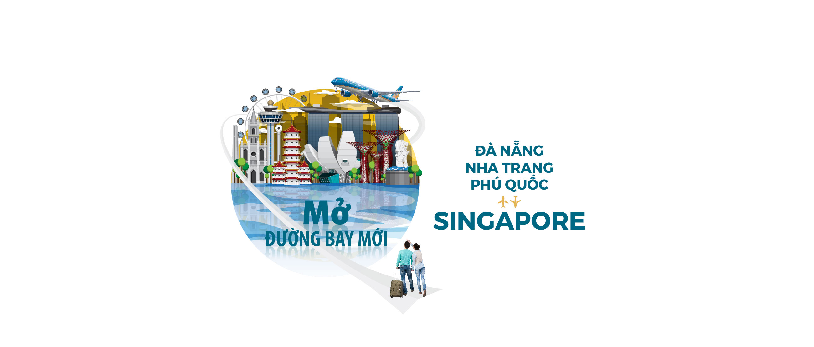 Vietnam Airlines mở đường bay mới đi Singapore