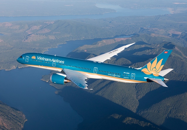Vietnam Airlines là hãng hãng không lâu năm và uy tín được đông đảo hành khách lựa chọn