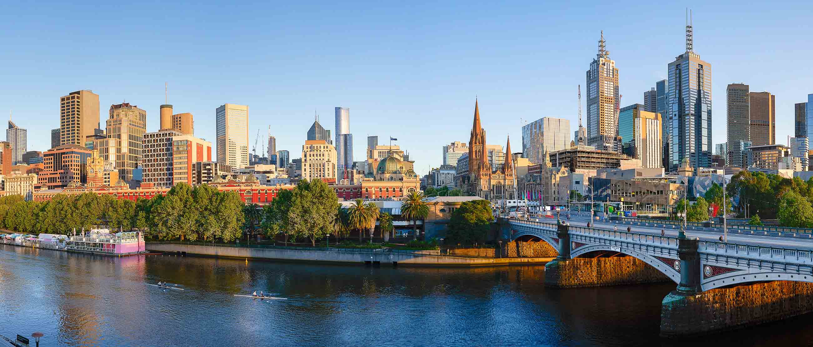 Thành phố Melbourne hiện đại nhưng vẫn mang chút màu hoài niệm của thời gian