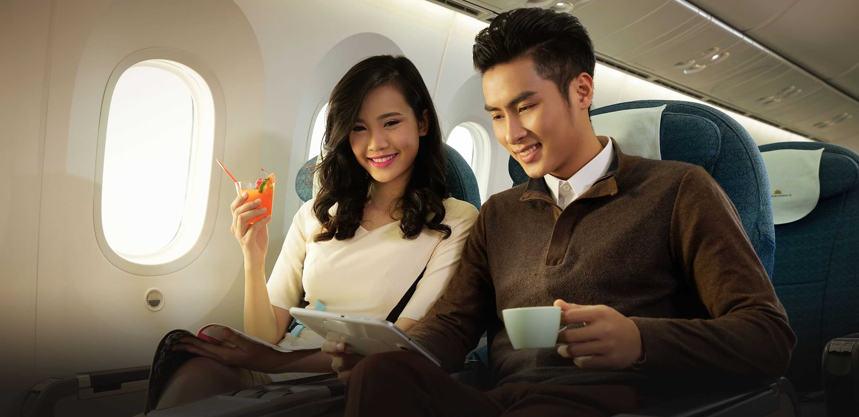 Đến với Vietnam Airlines, Quý khách sẽ nhận được vô vàn trải nghiệm tuyệt 