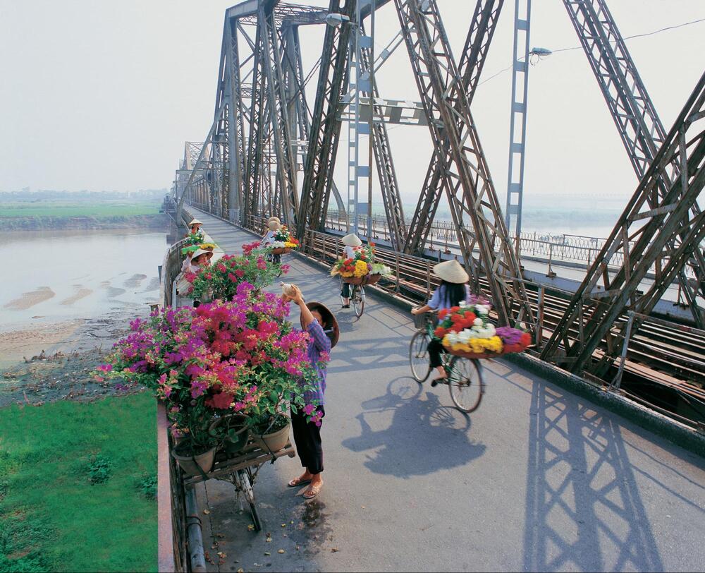 Một góc cầu Long Biên - Hà Nội