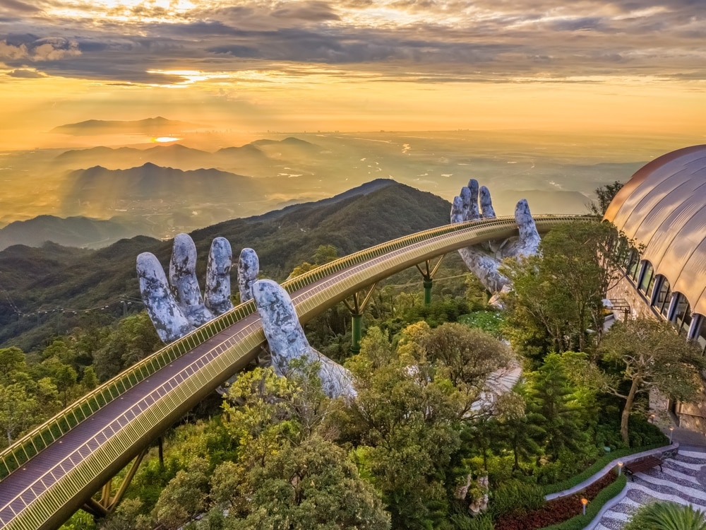 Golden bridge