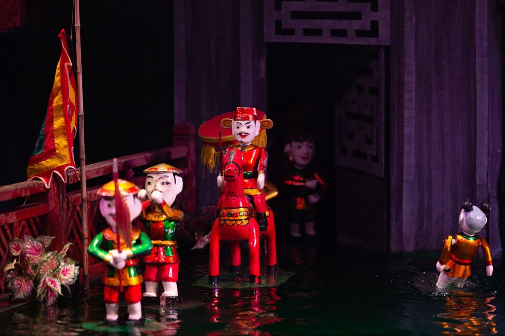 water puppet show